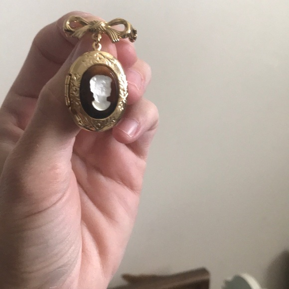 ❤️ Rare Vintage Victorian Cameo Brooch - Picture 4 of 8